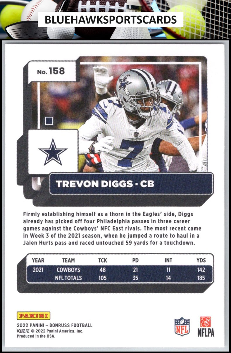 2022 Donruss #158 Trevon Diggs
