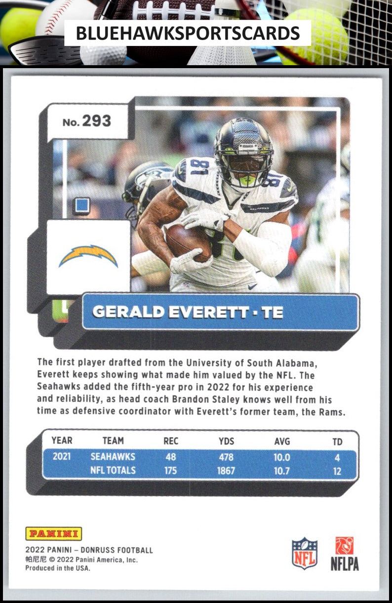 2022 Donruss #293 Gerald Everett