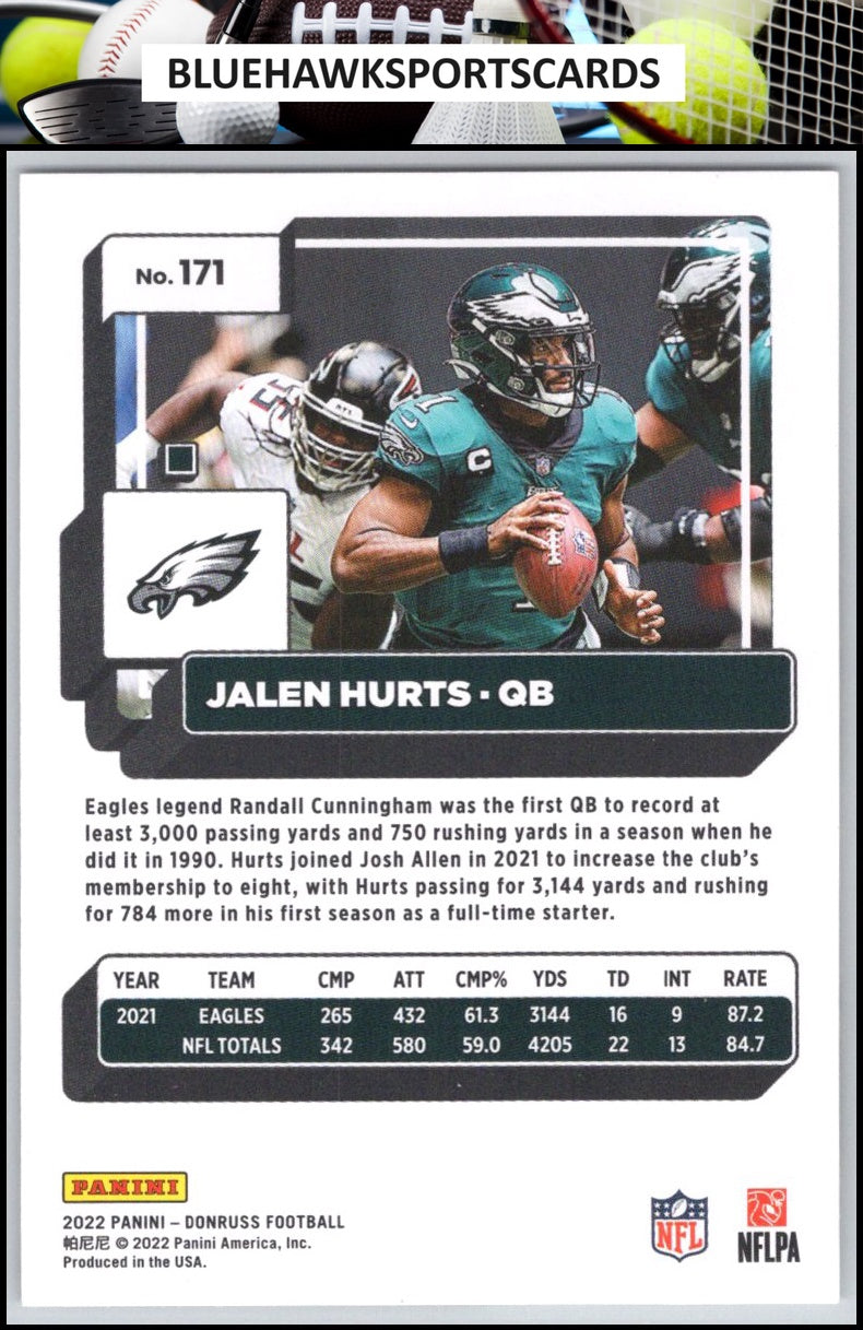 2022 Donruss #171 Jalen Hurts