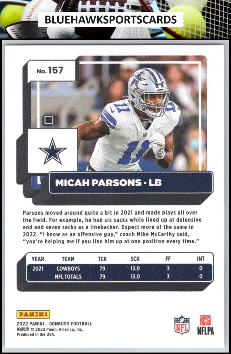 2022 Donruss #157 Micah Parsons