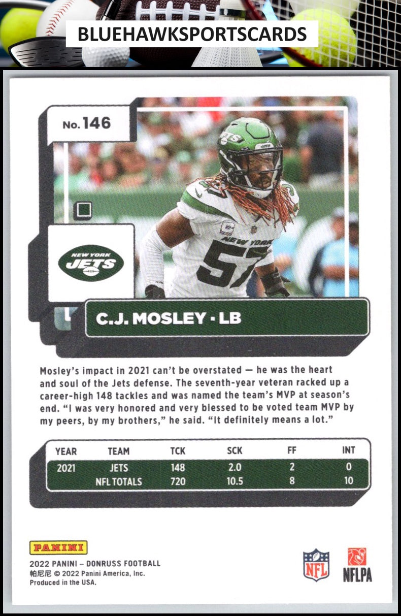 2022 Donruss #146 C.J. Mosley