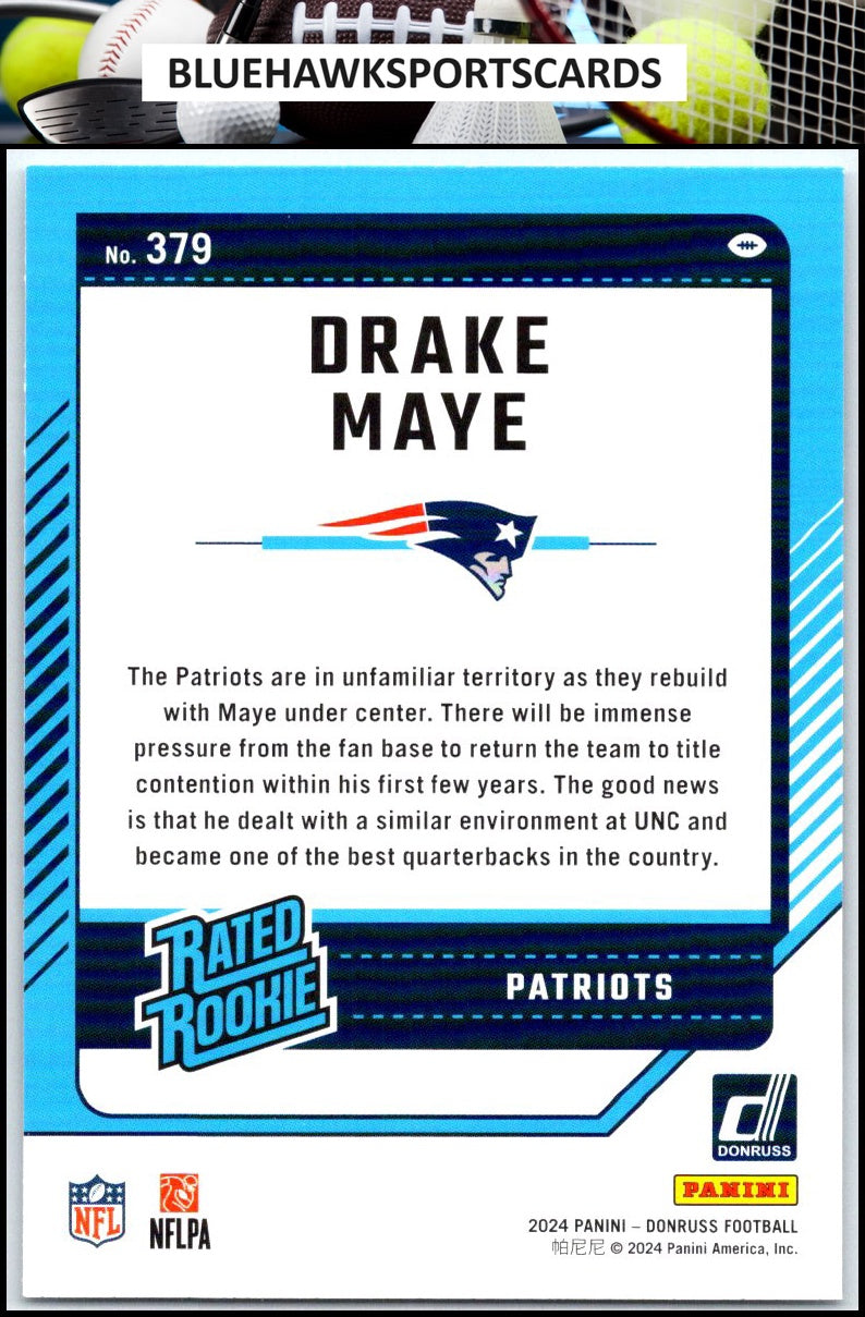 2024 Donruss #379 Drake Maye