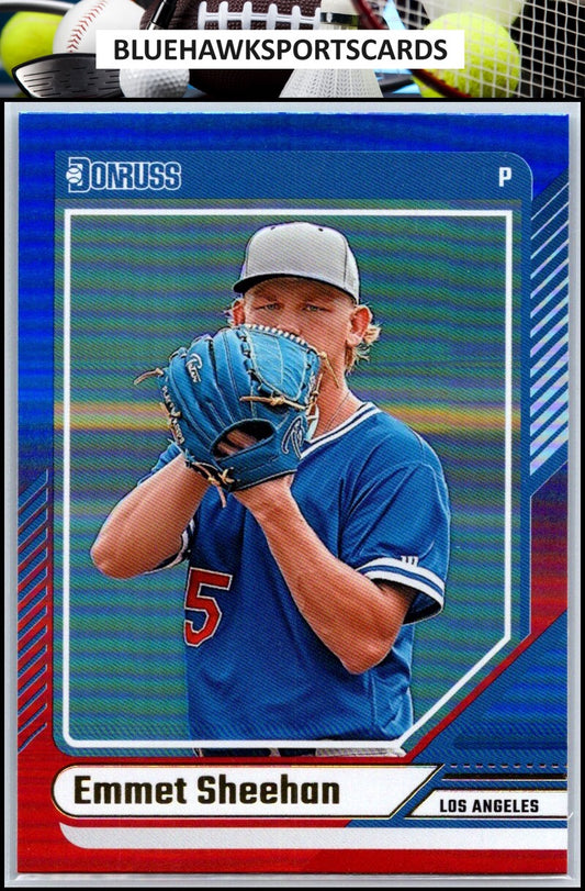 2024 Donruss #88 Emmet Sheehan Red and Blue