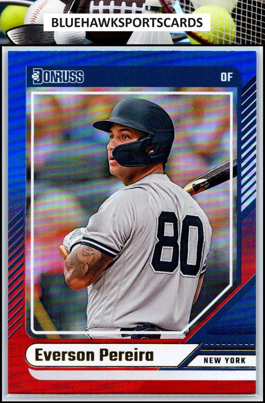 2024 Donruss #91 Everson Pereira Red and Blue