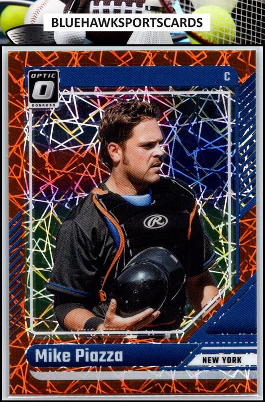 2024 Donruss #92 Mike Piazza Optic Red Velocity Prizm