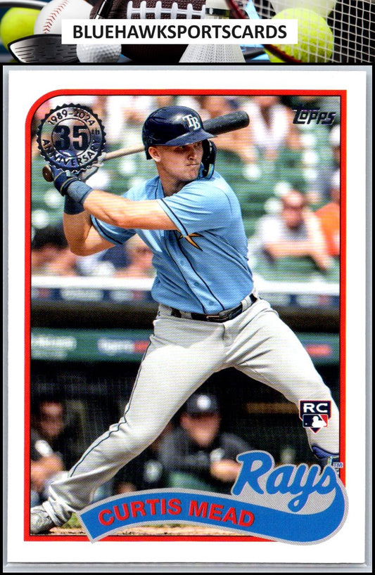 2024 Topps #89B-85 Curtis Mead 1989 Topps Baseball 35th Anniversary (Series One)