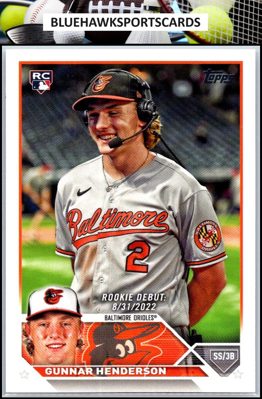 2023 Topps Update #US18 Gunnar Henderson