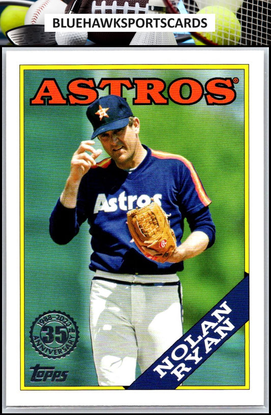 2023 Topps Update #88US-25 Nolan Ryan 1988 Topps Baseball 35th Anniversary