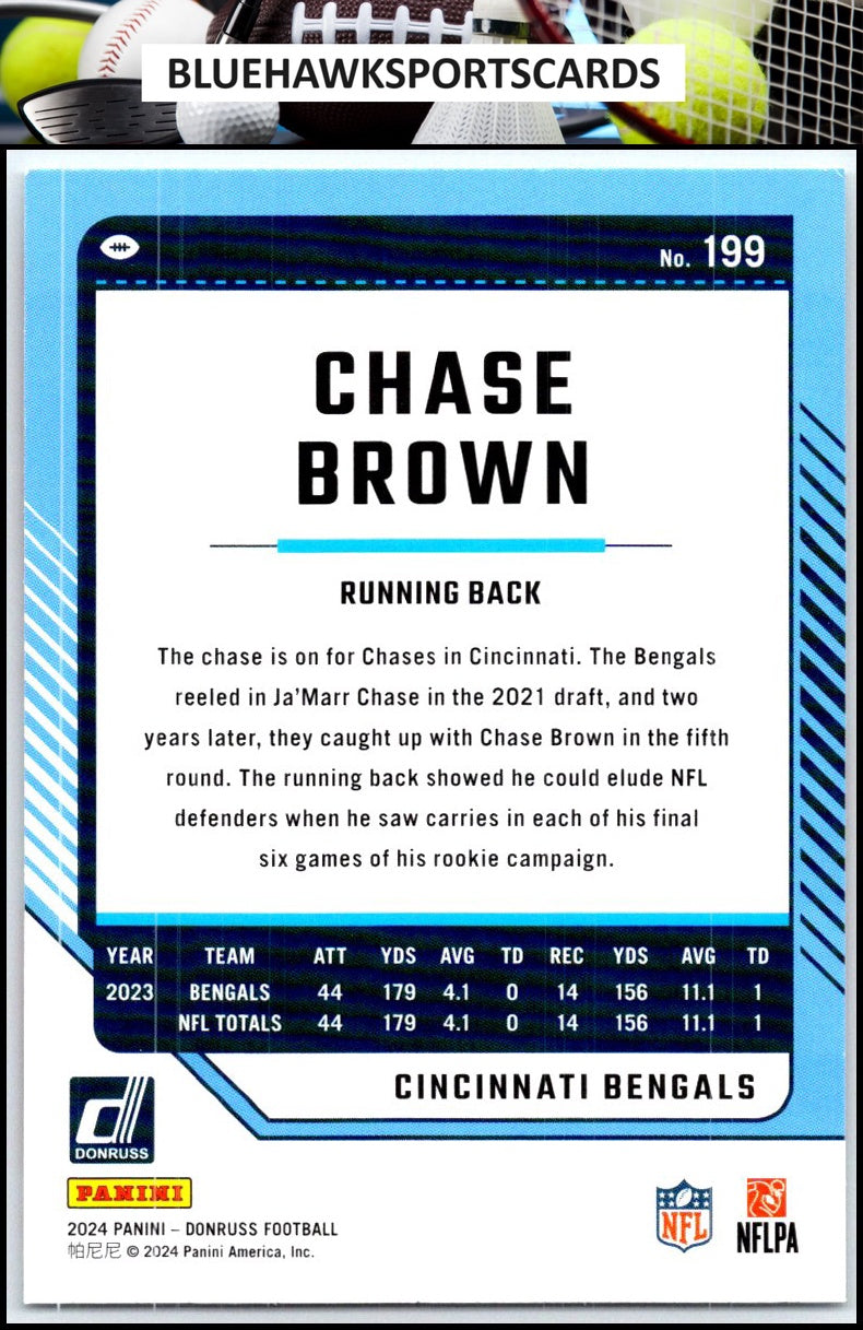 2024 Donruss #199 Chase Brown