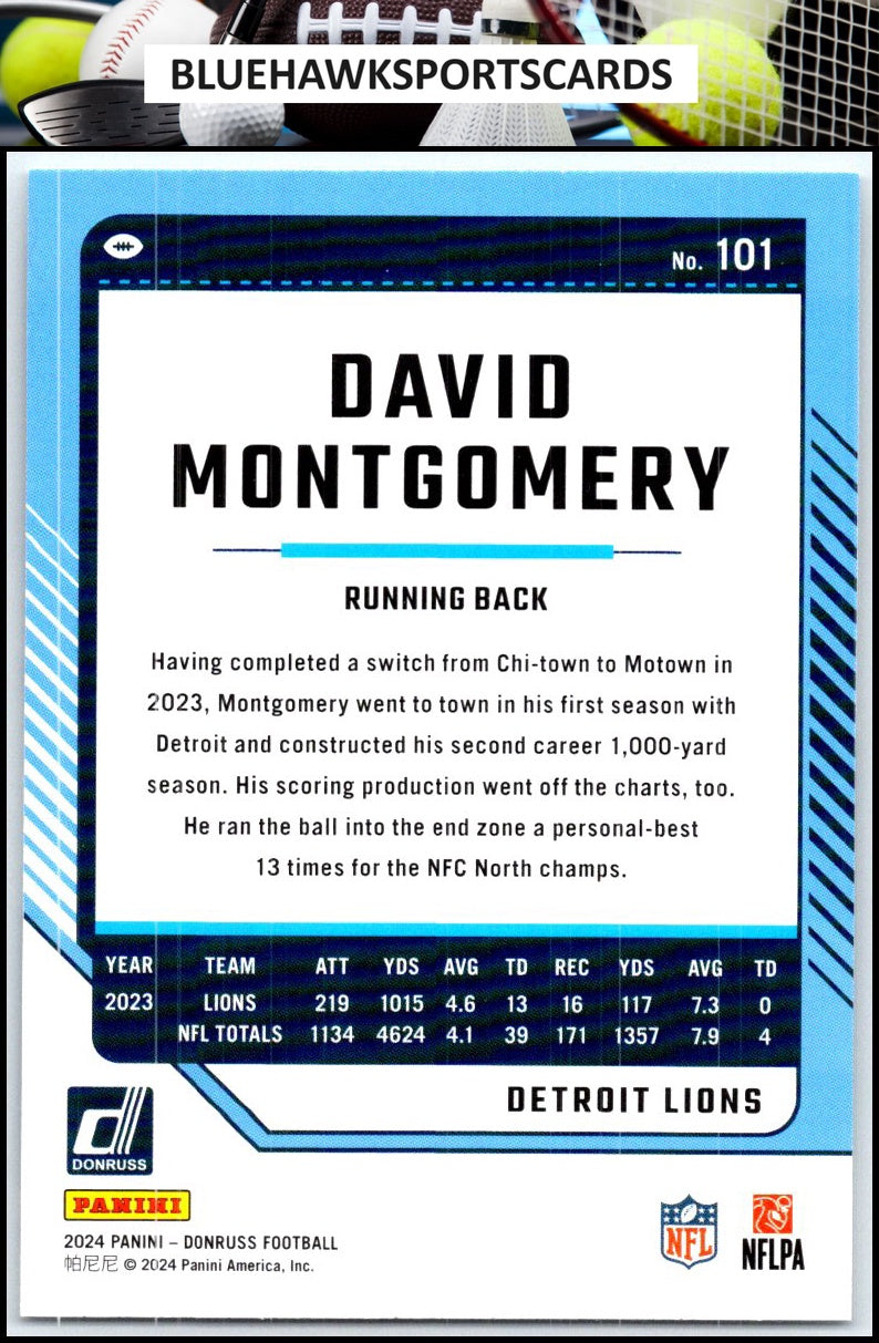 2024 Donruss #101 David Montgomery