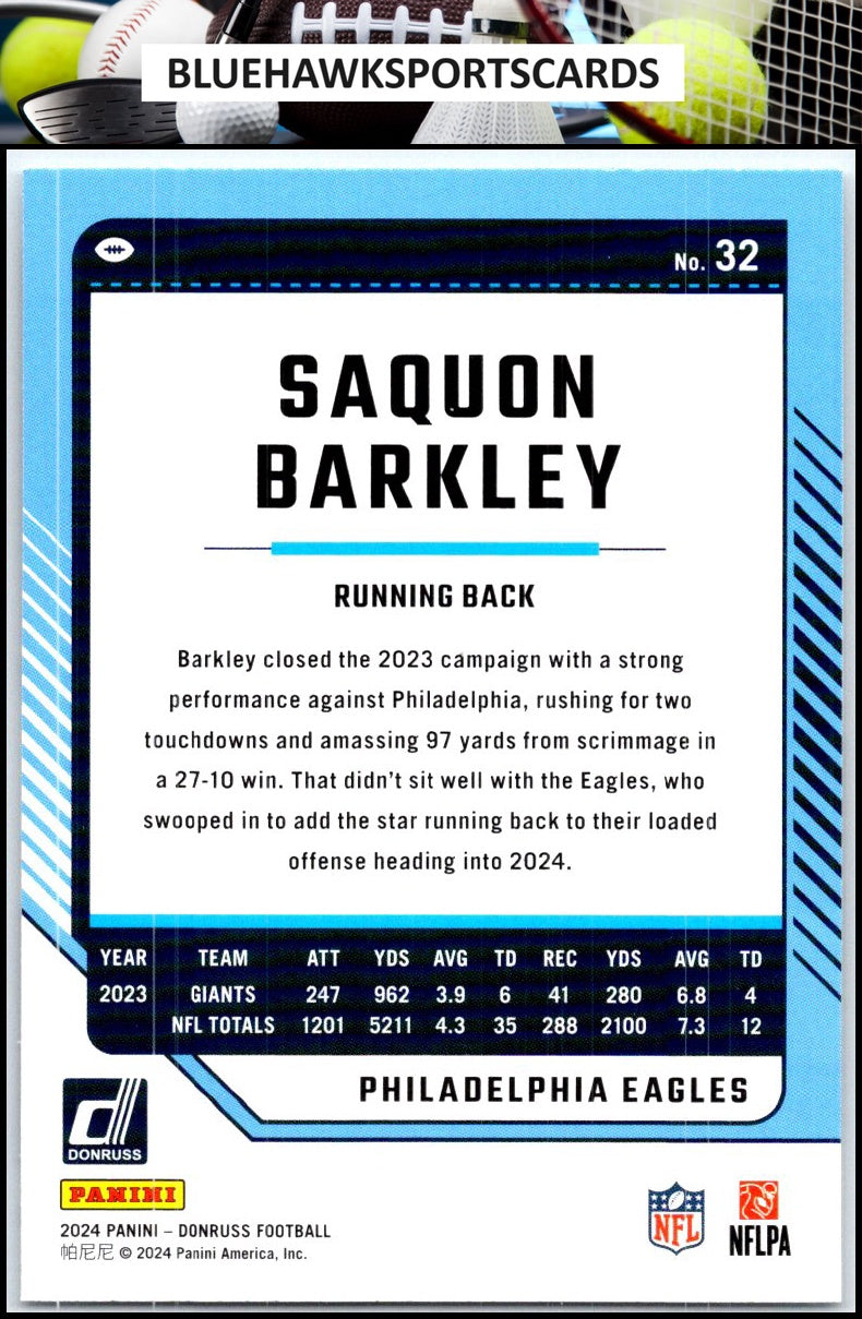 2024 Donruss #32 Saquon Barkley