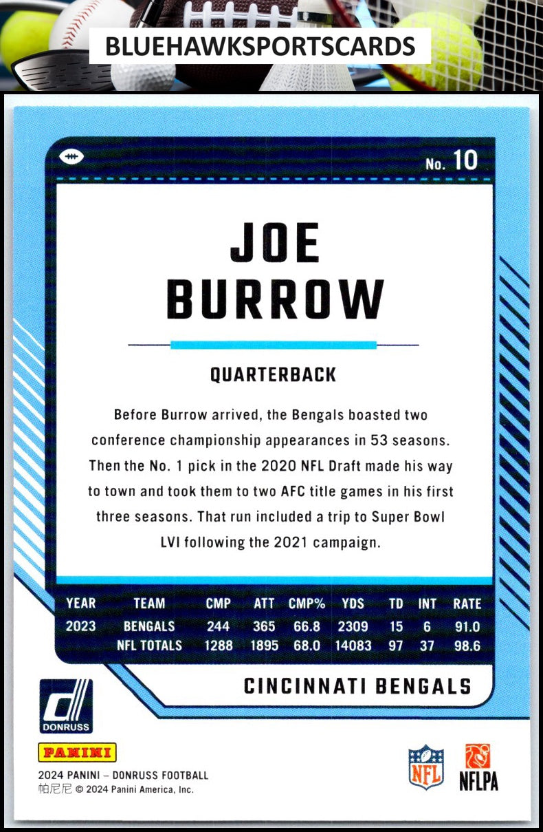 2024 Donruss #10 Joe Burrow