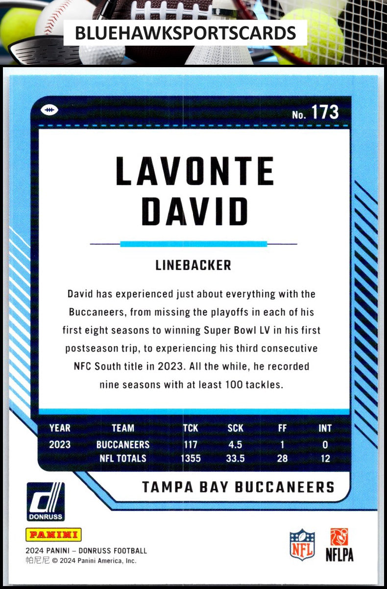 2024 Donruss #173 Lavonte David