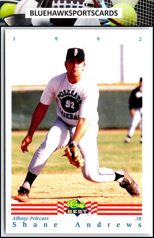 1992 Classic Best #8 Shane Andrews