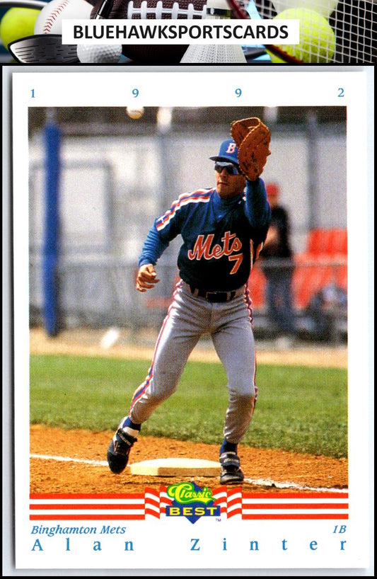 1992 Classic Best #28 Alan Zinter