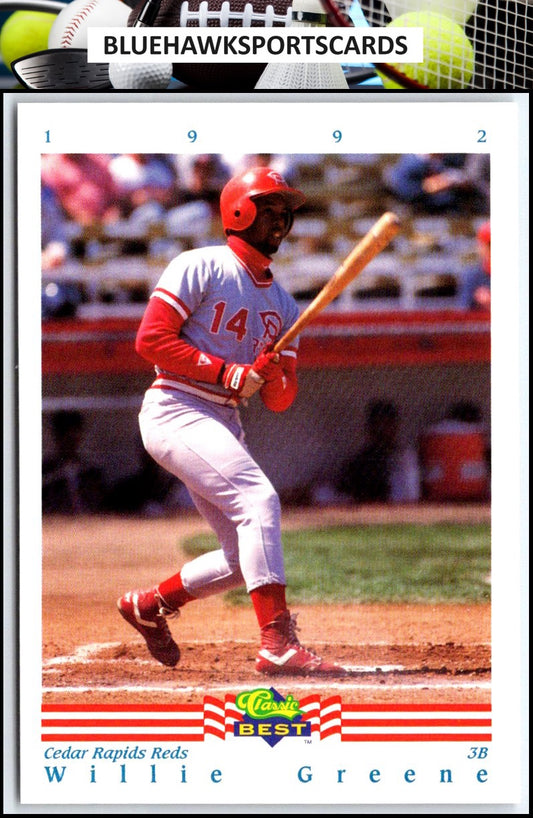 1992 Classic Best #48 Willie Greene