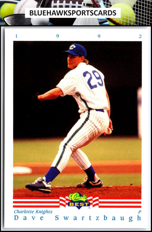 1992 Classic Best #63 Dave Swartzbaugh