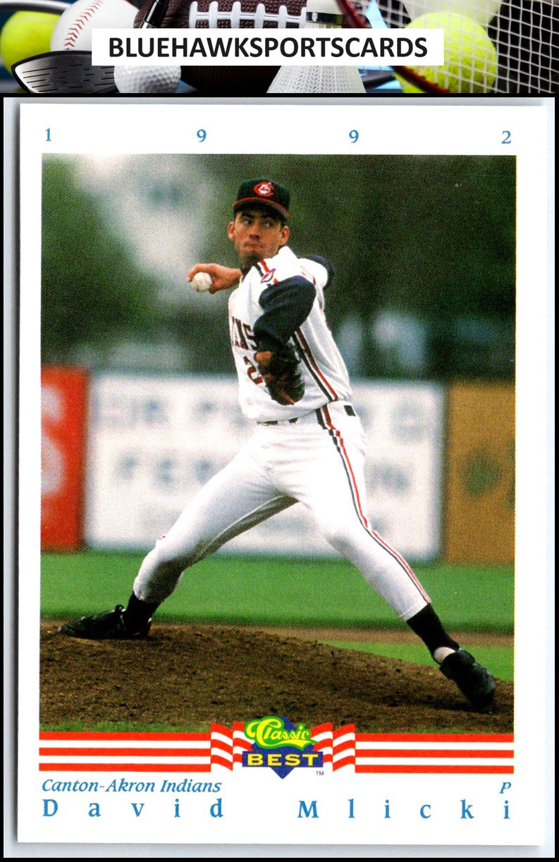 1992 Classic Best #39 David Mlicki