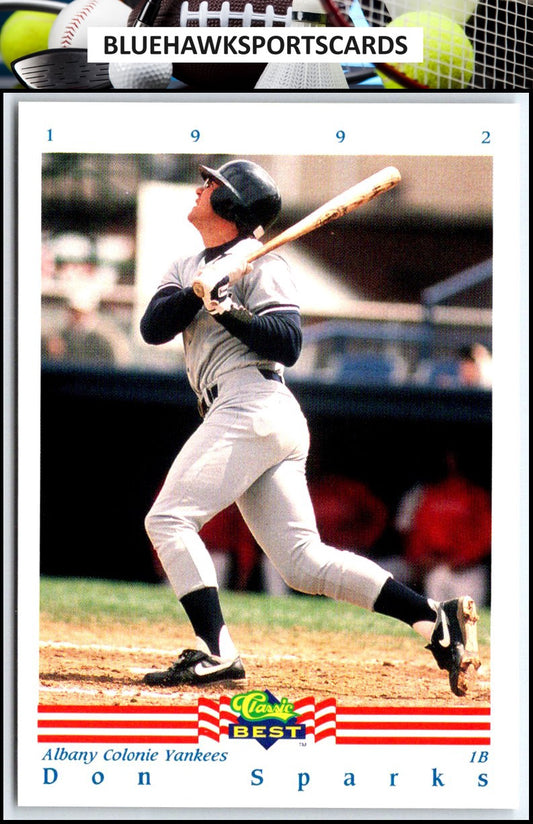 1992 Classic Best #7 Don Sparks
