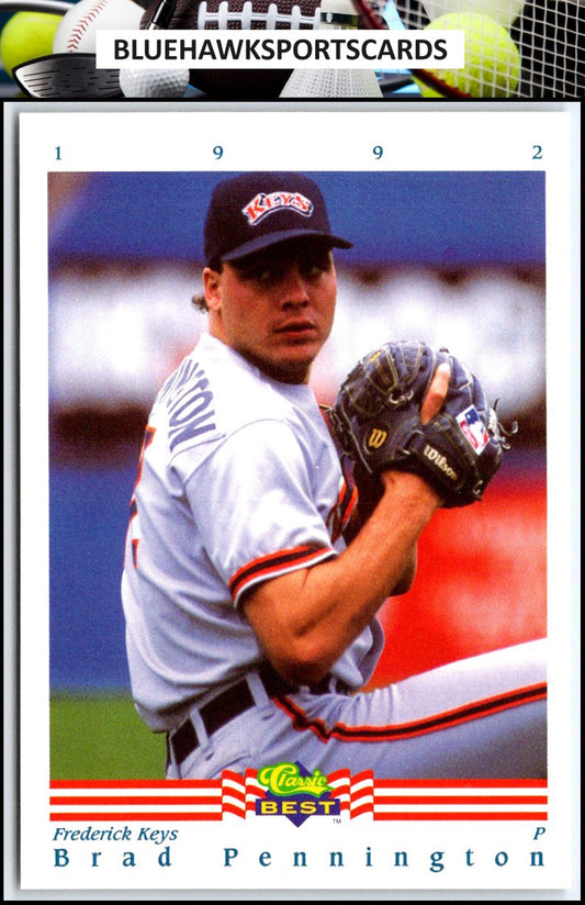1992 Classic Best #108 Brad Pennington