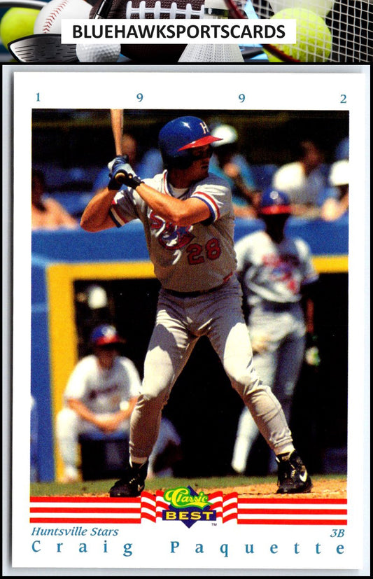 1992 Classic Best #138 Craig Paquette