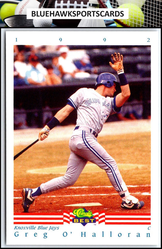 1992 Classic Best #157 Greg O'Halloran