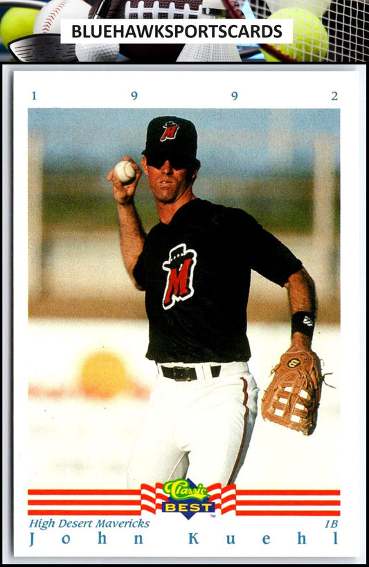 1992 Classic Best #130 John Kuehl