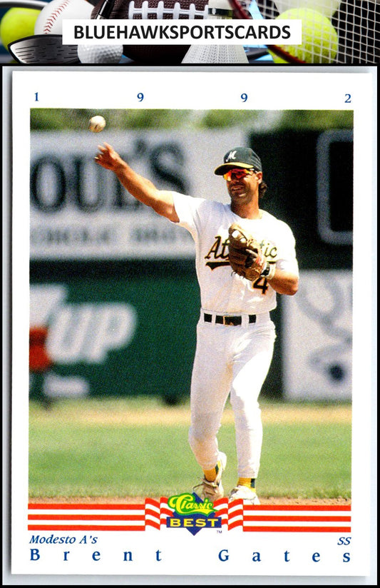 1992 Classic Best #187 Brent Gates