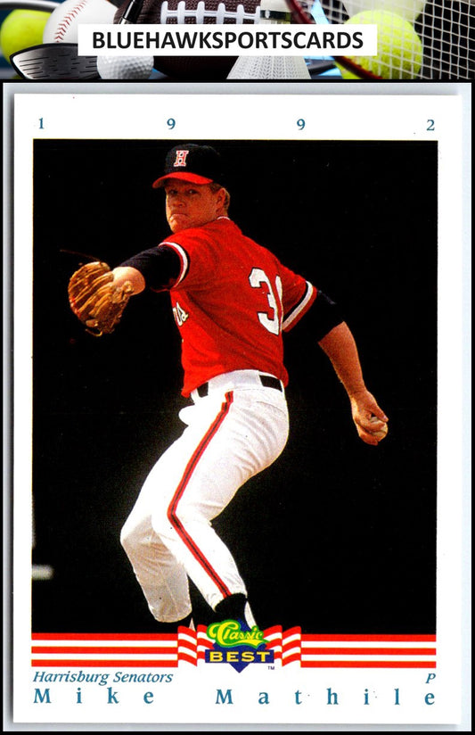 1992 Classic Best #127 Mike Mathile