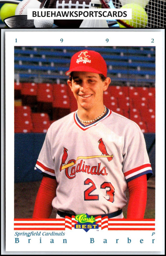 1992 Classic Best #268 Brian Barber
