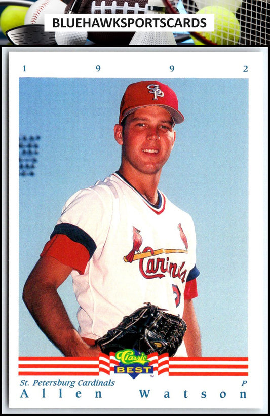 1992 Classic Best #282 Allen Watson