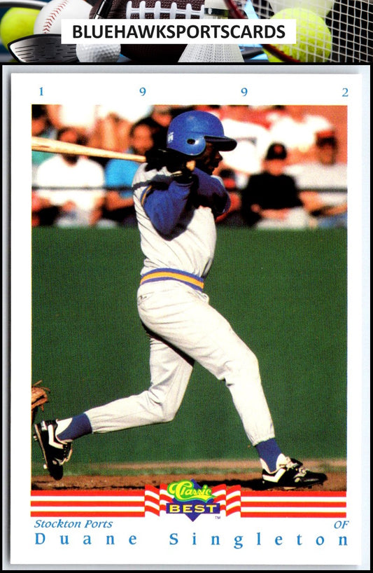 1992 Classic Best #285 Duane Singleton