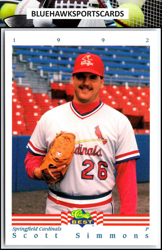 1992 Classic Best #271 Scott Simmons