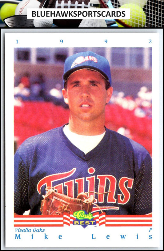 1992 Classic Best #296 Mike Lewis