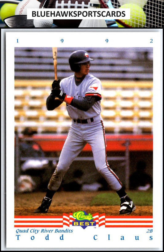 1992 Classic Best #226 Todd Claus