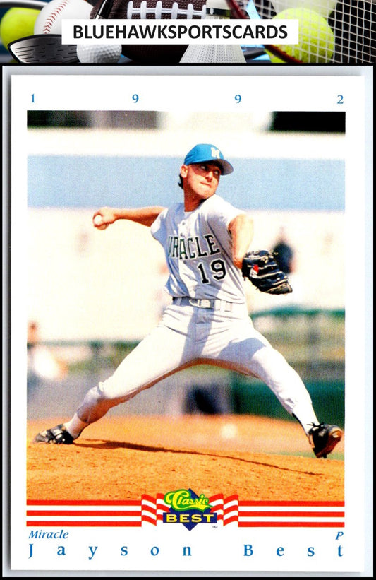 1992 Classic Best #334 Jayson Best
