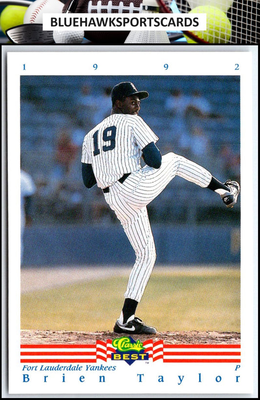 1992 Classic Best #300 Brien Taylor