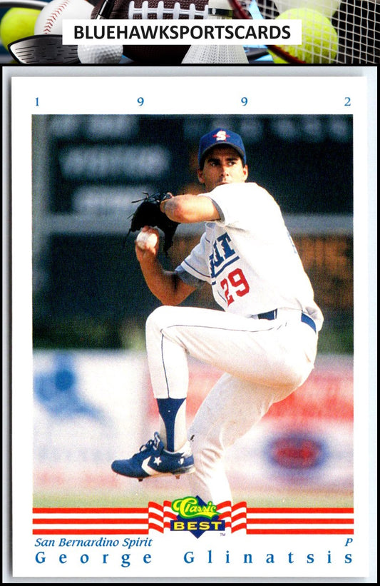 1992 Classic Best #394 George Glinatsis