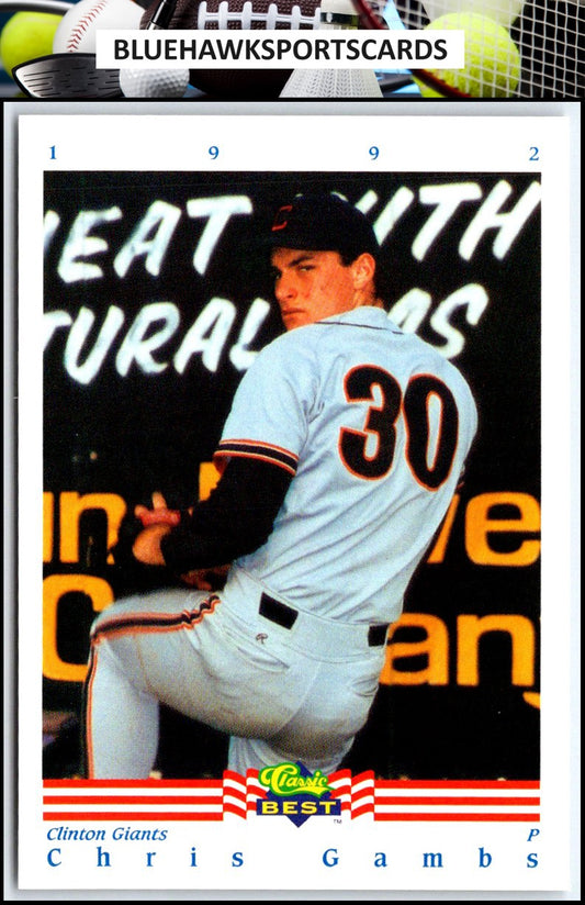 1992 Classic Best #320 Chris Gambs