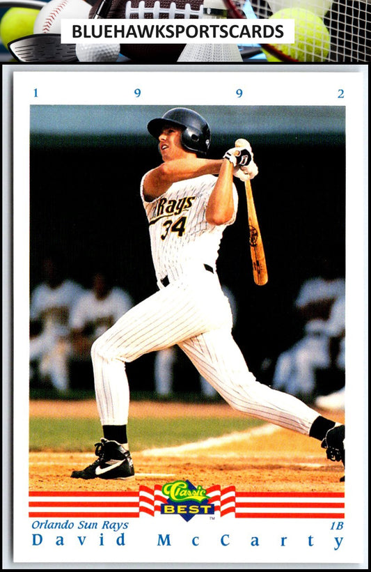 1992 Classic Best #350 David McCarty
