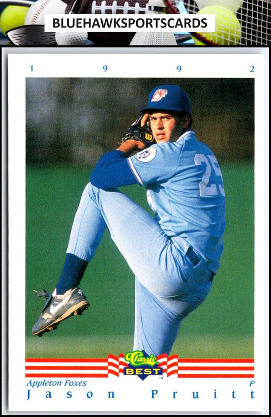 1992 Classic Best #358 Jason Pruitt