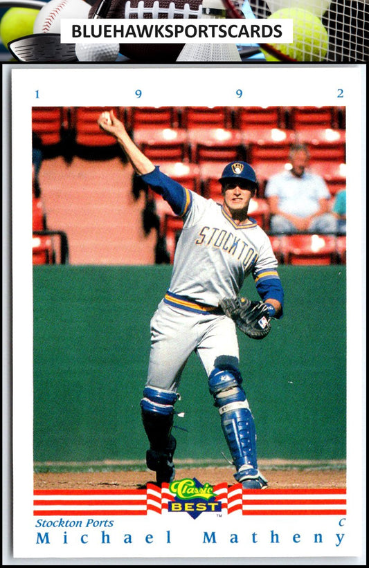 1992 Classic Best #393 Michael Matheny