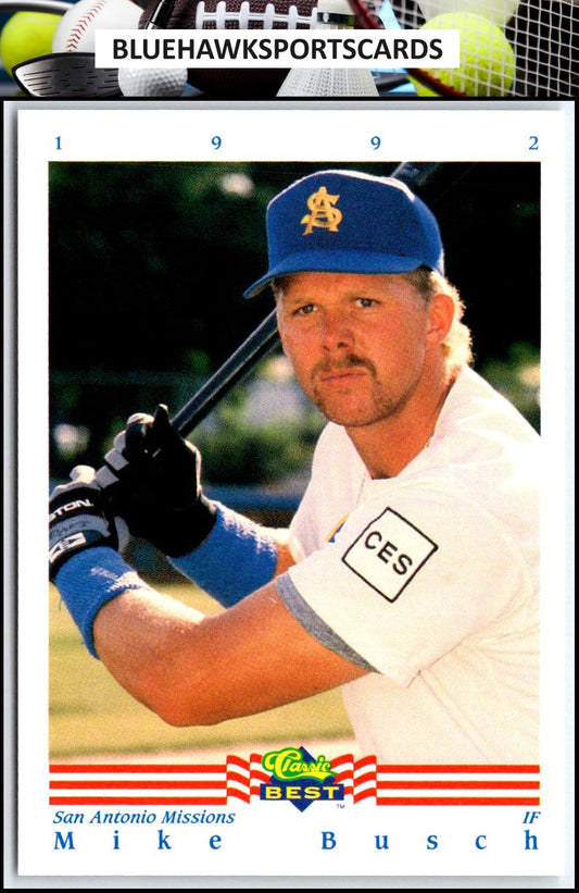 1992 Classic Best #346 Mike Busch
