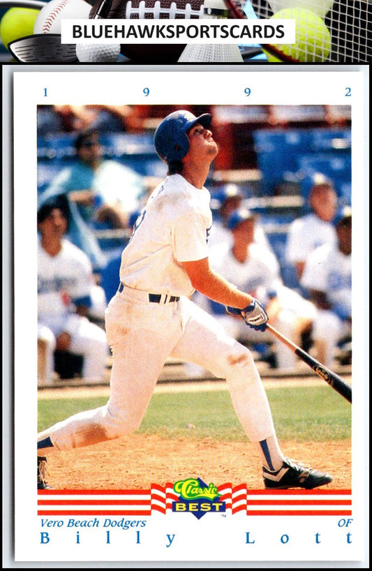 1992 Classic Best #357 Billy Lott