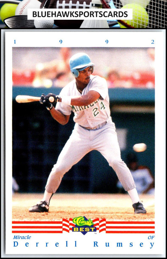 1992 Classic Best #371 Derrell Rumsey