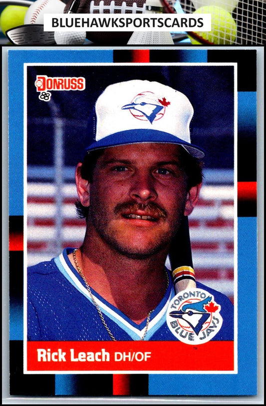 1988 Donruss #518 Rick Leach