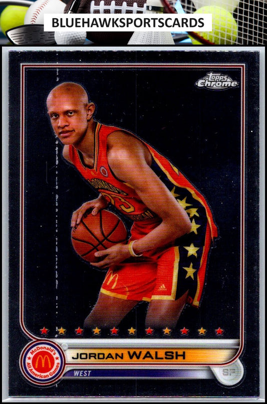 2022 Topps Chrome McDonald's All American #70 Jordan Walsh
