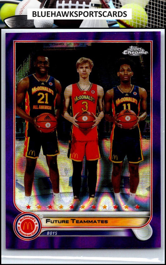 2022 Topps Chrome McDonald's All American #94 Future Teammates