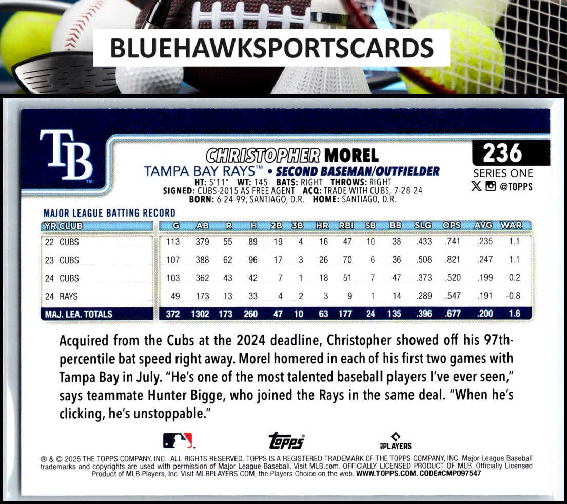 2025 Topps #236 Christopher Morel