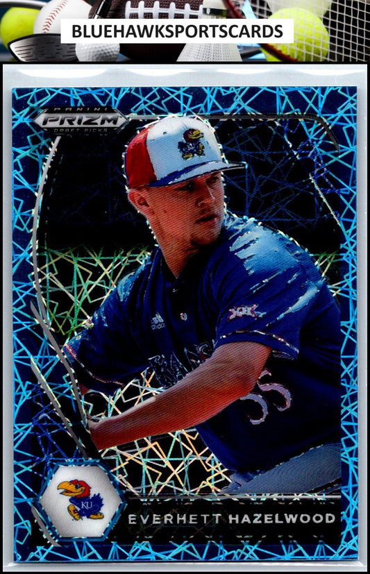 2021 Panini Prizm Draft Picks #PDP207 Everhett Hazelwood Blue Velocity Prizm